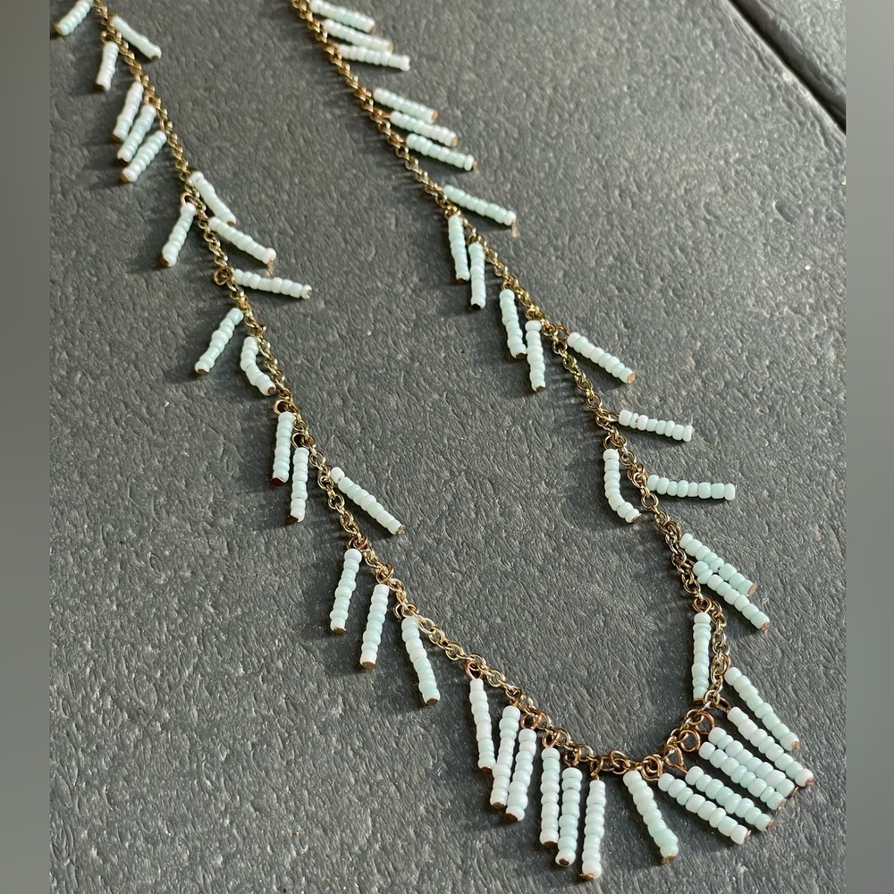 Nordstrom BP Beaded Fringe Necklace